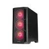 Chieftec korpusas GA-01B-L-OP APEX LUMO Midi Tower juodas