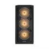 Chieftec korpusas GA-01B-L-OP APEX LUMO Midi Tower juodas