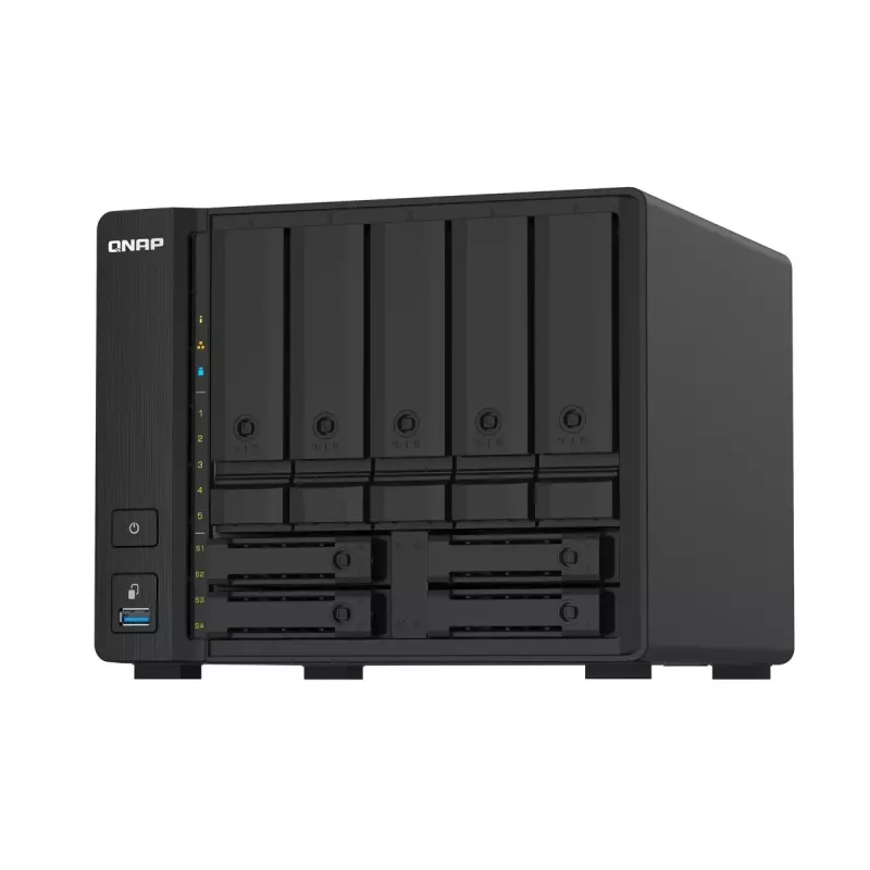 QNAP TS-932PX NAS bokštinis Annapurna Labs Alpine AL-324 4 GB DDR4 0 TB QNAP Turbo System juoda