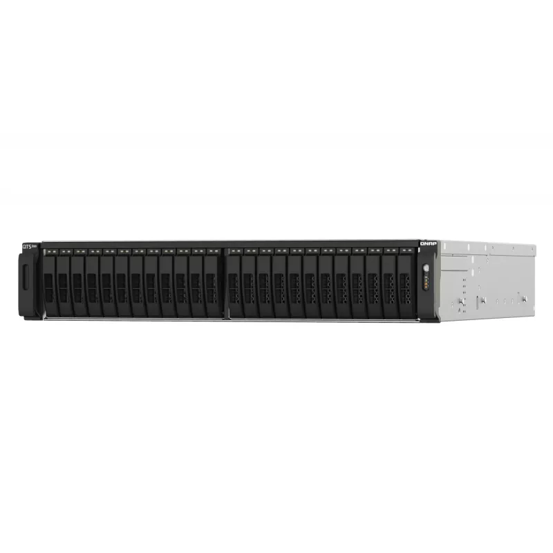 QNAP TS-h2490FU NAS stovas (2U) EPYC 7302P 256 GB DDR4 0 TB QuTS hero Juoda, Pilka