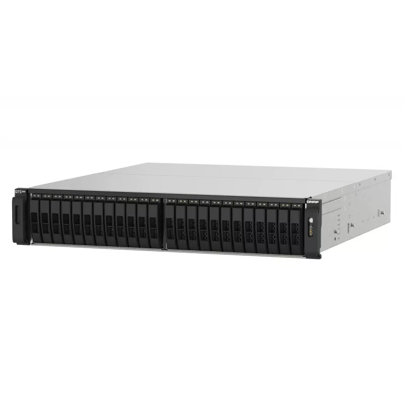 QNAP TS-h2490FU NAS stovas (2U) EPYC 7302P 256 GB DDR4 0 TB QuTS hero Juoda, Pilka