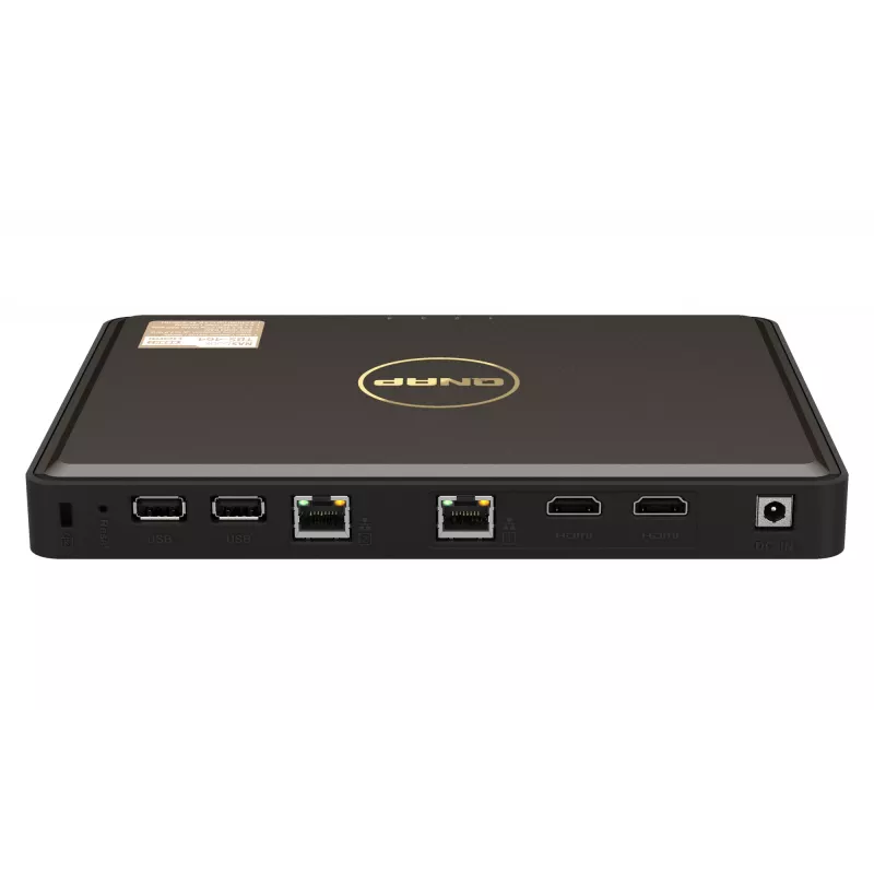 QNAP TBS-464 NAS darbalaukio Intel® Celeron® N5105 8 GB DDR4 0 TB QNAP Turbo System juodas