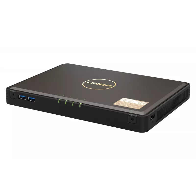QNAP TBS-464 NAS darbalaukio Intel® Celeron® N5105 8 GB DDR4 0 TB QNAP Turbo System juodas