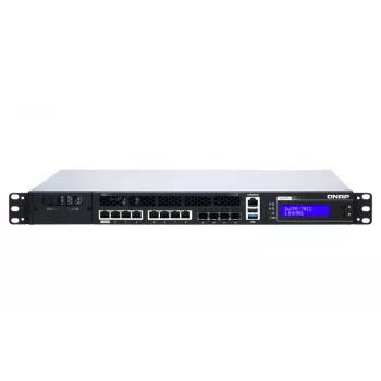 QNAP QuCPE-7012 tinklo virtualizavimo serveris su Intel Xeon D-2166NT, 32GB DDR4, 256GB RAM