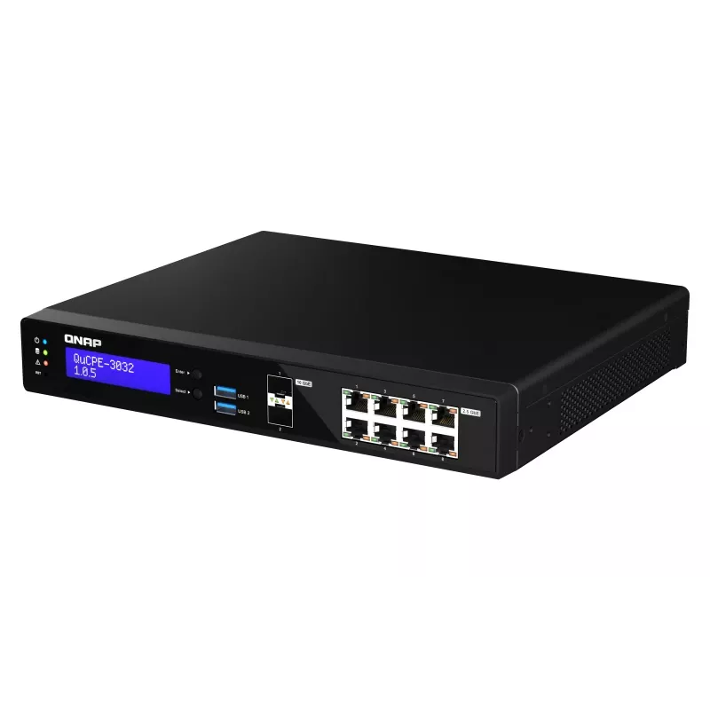 QNAP QuCPE-3032 Intel Atom C3558R 8GB DDR4 2.5GbE tinklo virtualizavimo įranga