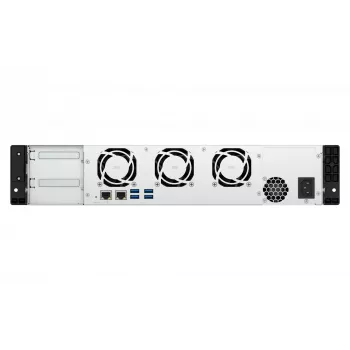 QNAP TS-855EU-8G NAS / saugojimo serveris stelaže (2U) Intel Atom® C5125 8 GB DDR4 0 TB QuTS hero Juoda