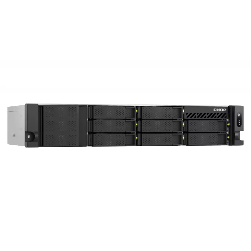 QNAP TS-855EU-8G NAS / saugojimo serveris stelaže (2U) Intel Atom® C5125 8 GB DDR4 0 TB QuTS hero Juoda