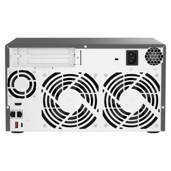 QNAP TVS-H874T-I9-64G NAS/Storage Serveris, Intel® Core™ i9, 64 GB DDR4, 0 TB, QTS, Juoda