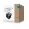 Oro aušintuvas DeepCool ASSASSIN IV VC VISION – dviejų ventiliatorių 120/140 mm, 300 W TDP, 7 šilumos vamzdelių, LGA115x/LGA1200/LGA1700/LGA20xx suderinamas, Juodas