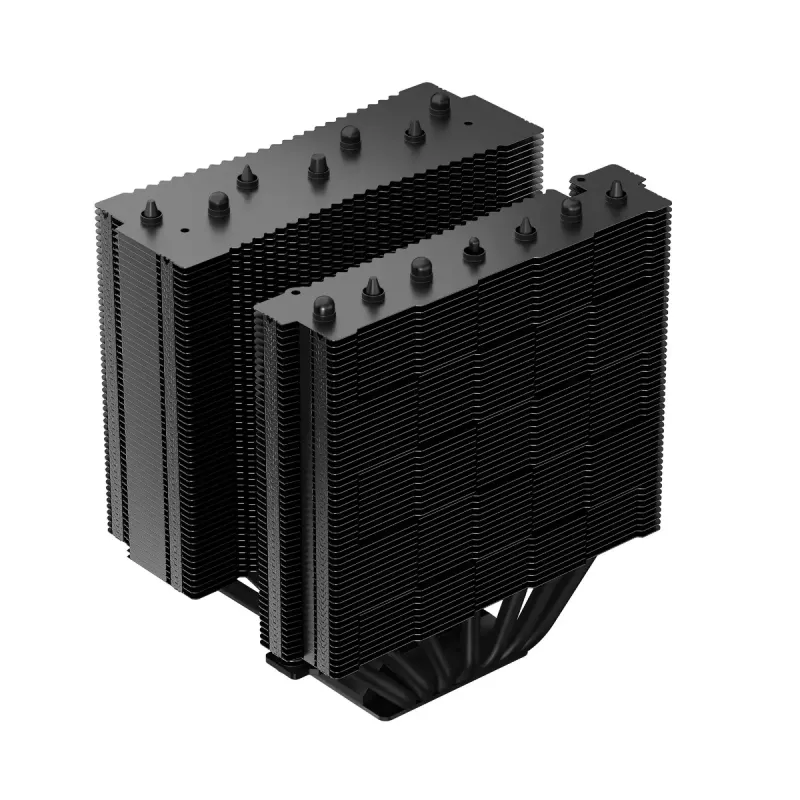 Oro aušintuvas DeepCool ASSASSIN IV VC VISION – dviejų ventiliatorių 120/140 mm, 300 W TDP, 7 šilumos vamzdelių, LGA115x/LGA1200/LGA1700/LGA20xx suderinamas, Juodas