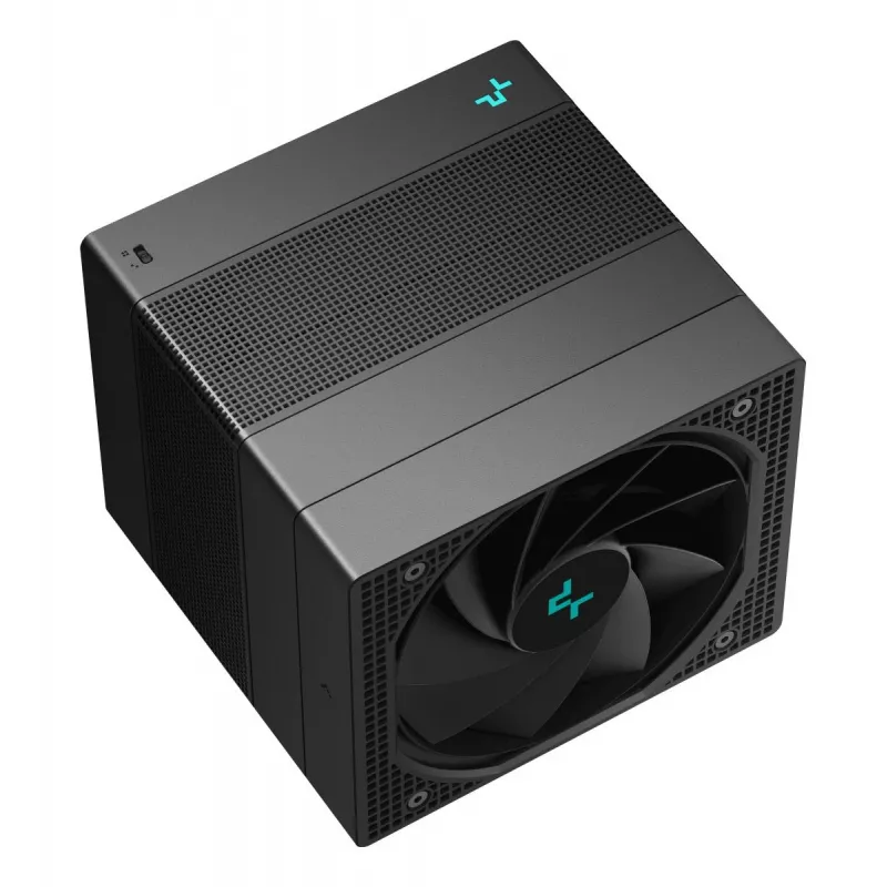 Oro aušintuvas DeepCool ASSASSIN IV 14 cm juodas — 2.44 mmH2O maks. oro slėgis, 14 cm FDB ventiliatorius, 1700 RPM, 79.1 cfm, 7 šilumos vamzdelių