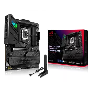 Motininė plokštė ASUS ROG STRIX B860-F GAMING WIFI — Intel B860, LGA 1851, ATX, DDR5, 4x DIMM, Wi‑Fi 7, 2.5Gb LAN, 4x M.2
