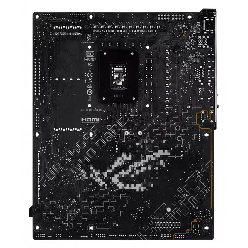 Motininė plokštė ASUS ROG STRIX B860-F GAMING WIFI — Intel B860, LGA 1851, ATX, DDR5, 4x DIMM, Wi‑Fi 7, 2.5Gb LAN, 4x M.2