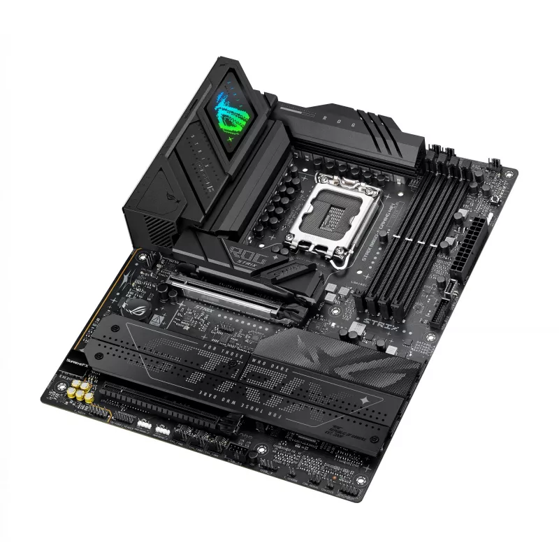 Motininė plokštė ASUS ROG STRIX B860-F GAMING WIFI — Intel B860, LGA 1851, ATX, DDR5, 4x DIMM, Wi‑Fi 7, 2.5Gb LAN, 4x M.2