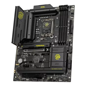 Motininė plokštė MSI MAG B860 TOMAHAWK WIFI — Intel B860, LGA 1851, ATX, DDR5, 4x DIMM, 3x M.2, Wi‑Fi 7, 5GbE