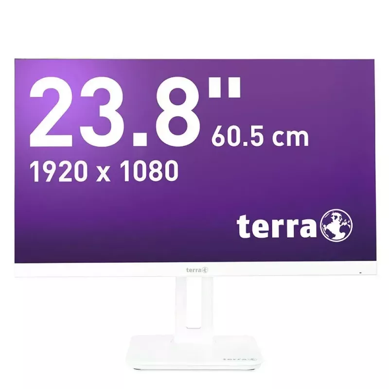 TERRA 3030222 monitorius 60,5 cm (23,8 colio) 1920 x 1080 pikselių Full HD LCD baltas