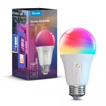 Išmanioji lemputė Govee H60093C1 1200 lm, Wi‑Fi & Bluetooth, 12 W, E26, balta