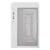 FSP S380-WA korpusas Mini Tower mITX, mATX baltas ARGB