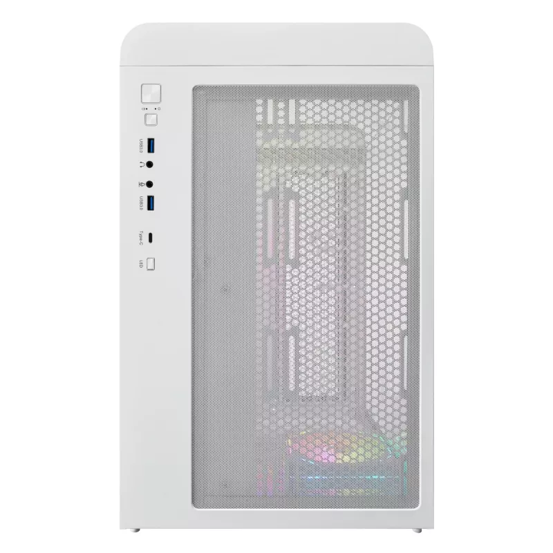 FSP S380-WA korpusas Mini Tower mITX, mATX baltas ARGB