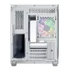 FSP S380-WA korpusas Mini Tower mITX, mATX baltas ARGB