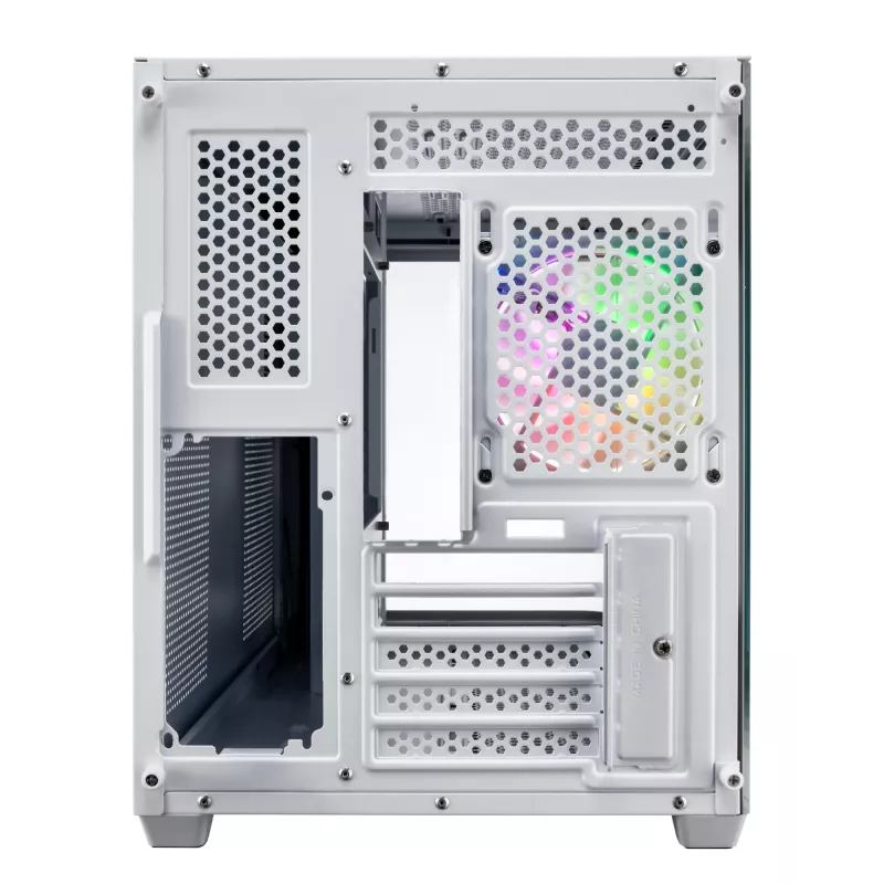 FSP S380-WA korpusas Mini Tower mITX, mATX baltas ARGB