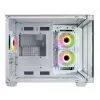 FSP S380-WA korpusas Mini Tower mITX, mATX baltas ARGB