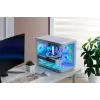 FSP S380-WA korpusas Mini Tower mITX, mATX baltas ARGB