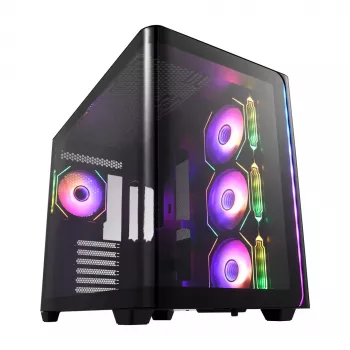 FSP M580-BA Midi Tower korpusas mITX, mATX Juodas ARGB