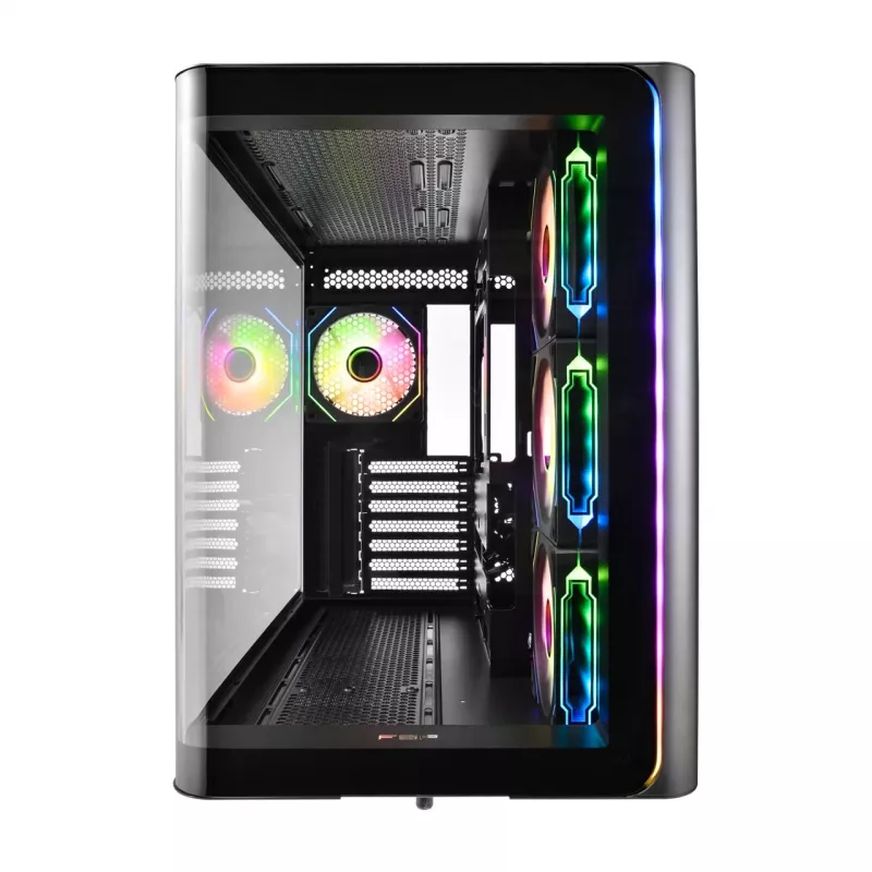 FSP M580-BA Midi Tower korpusas mITX, mATX Juodas ARGB