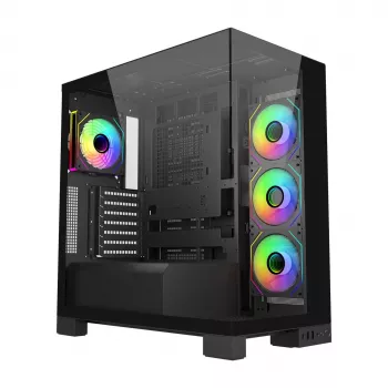 FSP M540-BA korpusas Midi Tower mITX, mATX, ATX (BTF) juodas