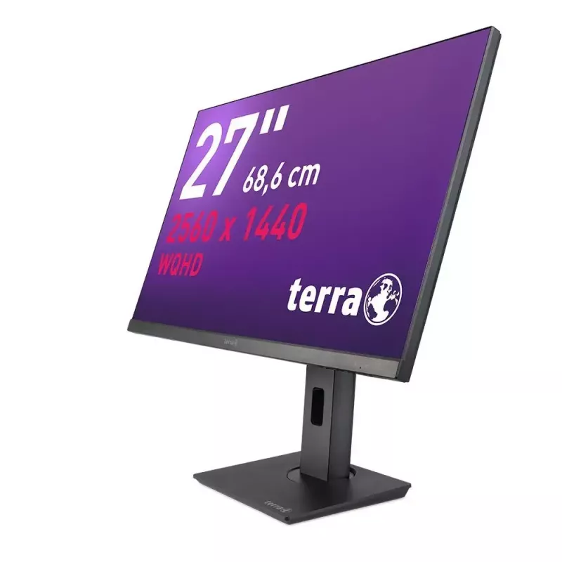 TERRA 3030223 monitorius 68,6 cm (27 col.) 2560 x 1440 pikselių Wide Quad HD LCD juodas