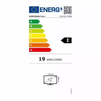 Monitorius TERRA 3030227 27 colių Full HD LED IPS juodas
