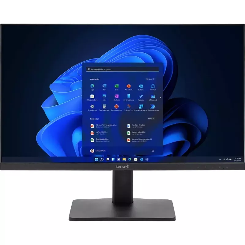 Monitorius TERRA 3030227 27 colių Full HD LED IPS juodas