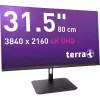 TERRA 3030234 monitor kompiuterinis 80 cm (31,5 colio) 3840 x 2160 pikselių 4K Ultra HD LCD juodas