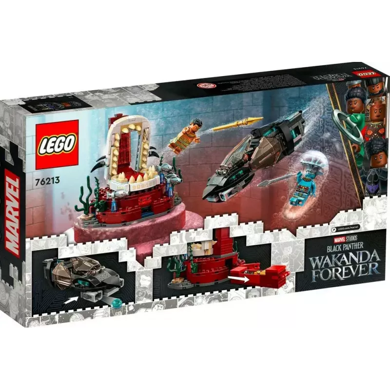 LEGO Super Heroes Marvel 76213 Karaliaus Namoro sosto salė, 355 vnt. detalių, nuo 7 m.