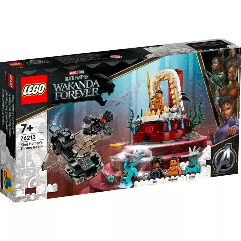 LEGO Super Heroes Marvel 76213 Karaliaus Namoro sosto salė, 355 vnt. detalių, nuo 7 m.