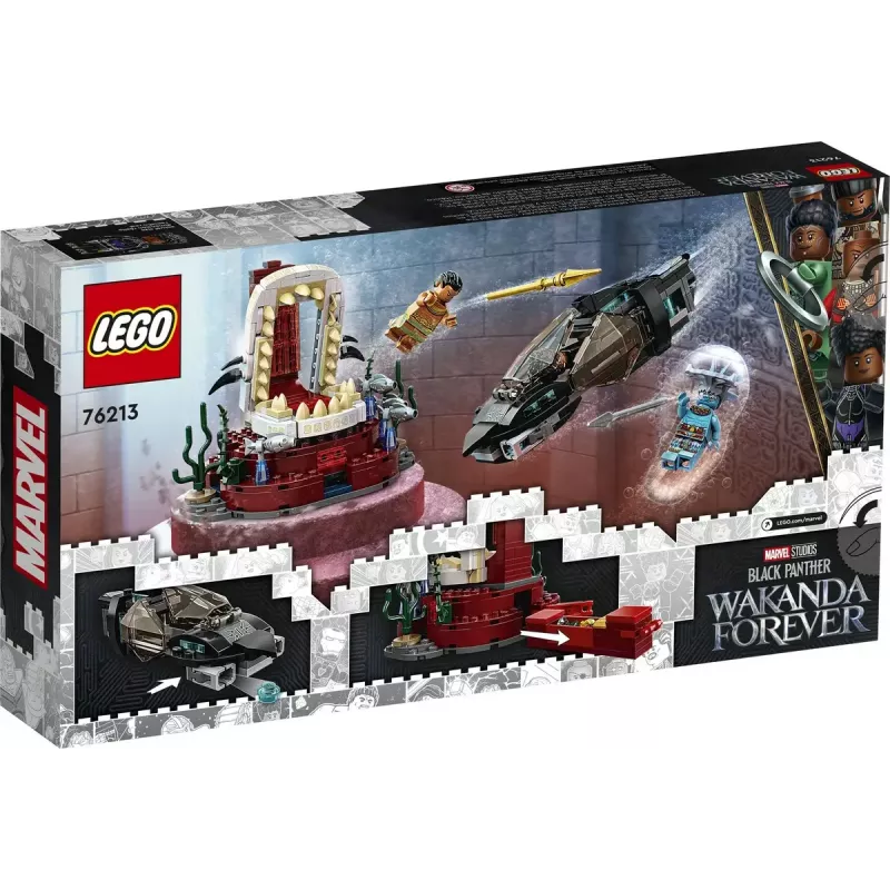 LEGO Super Heroes Marvel 76213 Karaliaus Namoro sosto salė, 355 vnt. detalių, nuo 7 m.