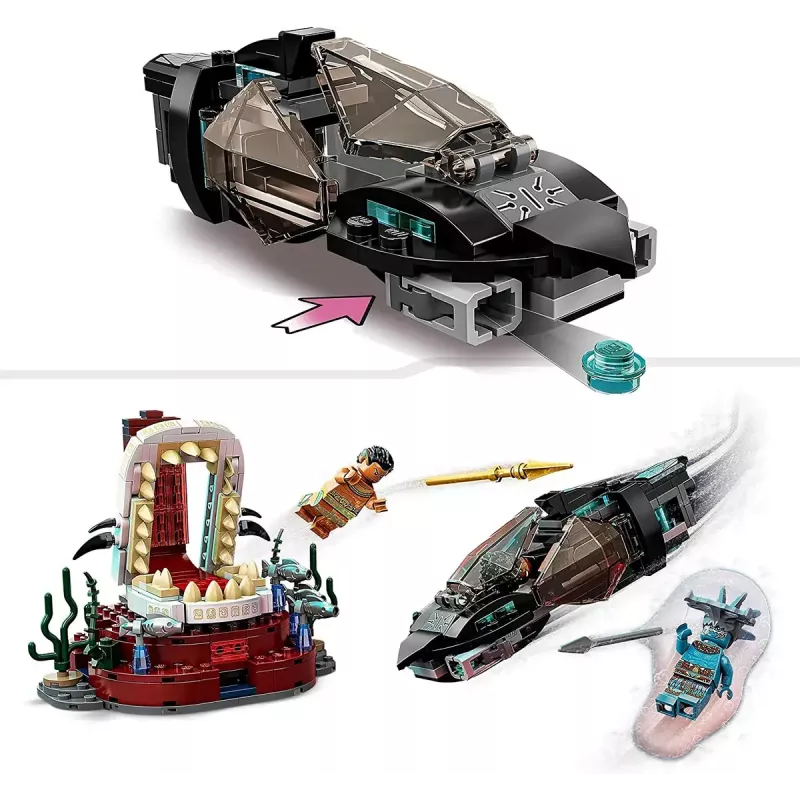 LEGO Super Heroes Marvel 76213 Karaliaus Namoro sosto salė, 355 vnt. detalių, nuo 7 m.