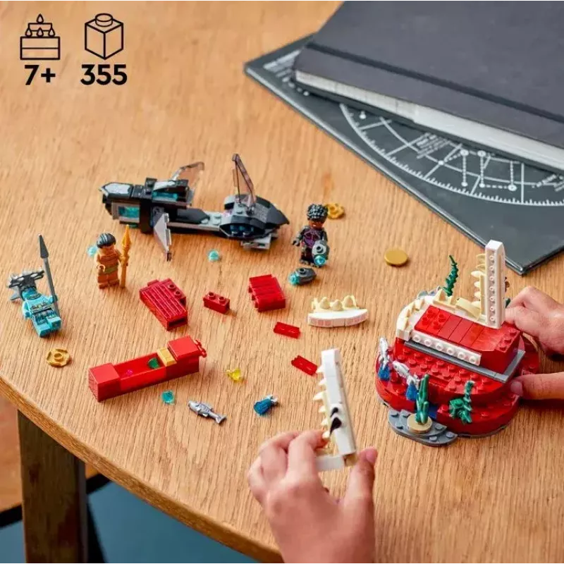 LEGO Super Heroes Marvel 76213 Karaliaus Namoro sosto salė, 355 vnt. detalių, nuo 7 m.