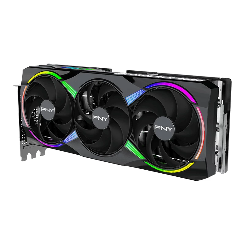 PNY GeForce RTX 5080 16GB ARGB Overclocked Triple Fan vaizdo plokštė - 16GB GDDR7 - DisplayPort 2.1b / HDMI 2.1b