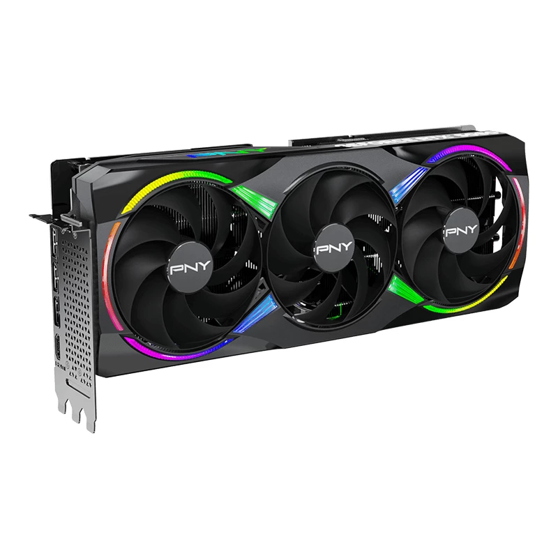 PNY GeForce RTX 5080 16GB ARGB Overclocked Triple Fan vaizdo plokštė - 16GB GDDR7 - DisplayPort 2.1b / HDMI 2.1b