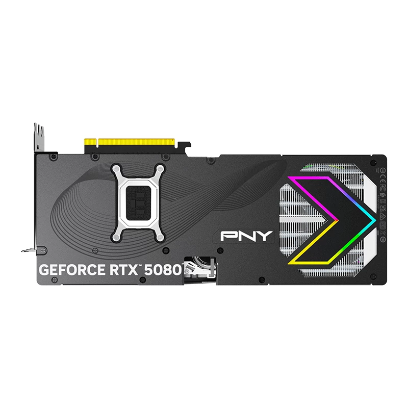 PNY GeForce RTX 5080 16GB ARGB Overclocked Triple Fan vaizdo plokštė - 16GB GDDR7 - DisplayPort 2.1b / HDMI 2.1b