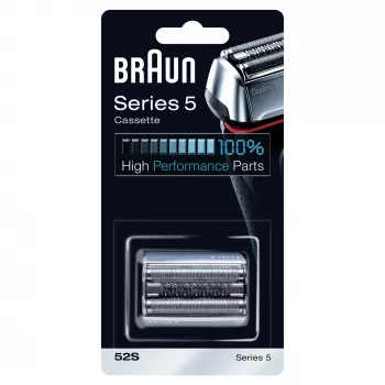 Braun Series 5 52S elektrinio skustuvo galvutės keitimo kasetė – sidabrinė