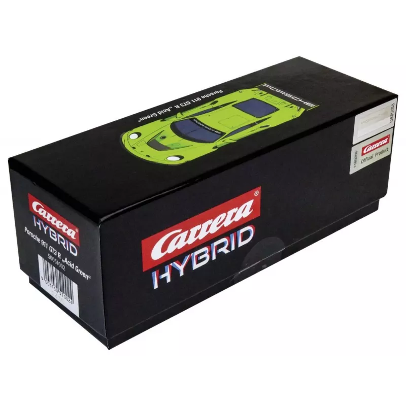 Sportinio automobilio modelis Carrera Porsche 911 GT3 R Rūgščiai Žalia 8+