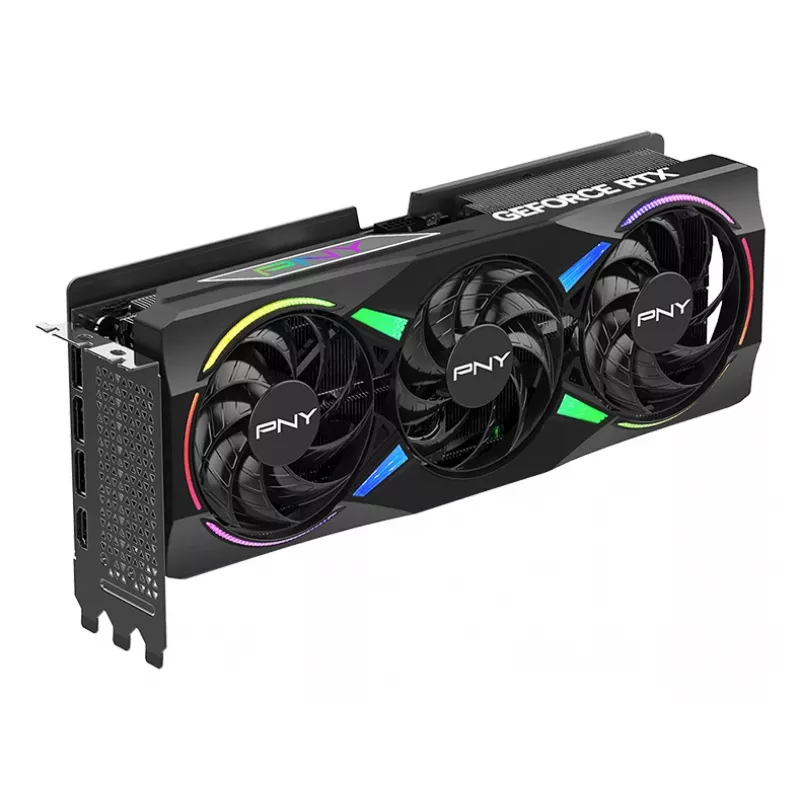 PNY GeForce RTX 5070 Ti 16 GB ARGB Overclocked Triple Fan – 16 GB GDDR7 – DisplayPort 2.1b / HDMI 2.1b