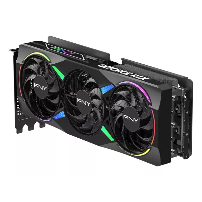 PNY GeForce RTX 5070 Ti 16 GB ARGB Overclocked Triple Fan – 16 GB GDDR7 – DisplayPort 2.1b / HDMI 2.1b