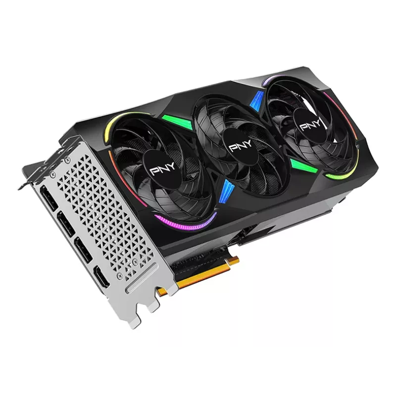 PNY GeForce RTX 5070 Ti 16 GB ARGB Overclocked Triple Fan – 16 GB GDDR7 – DisplayPort 2.1b / HDMI 2.1b