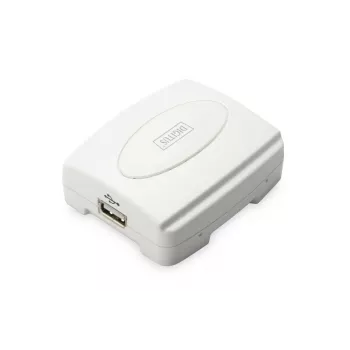 DIGITUS USB spausdintuvo serveris, 1 prievadas, 1x RJ45, 1x USB A, USB 2.0, visoms OS