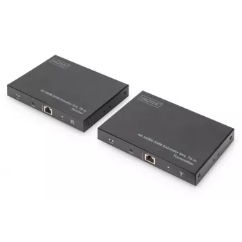 DIGITUS HDMI 2.0 KVM prailgintuvų rinkinys – 70 m, USB 1.1, lietimui jautrių ekranų palaikymas