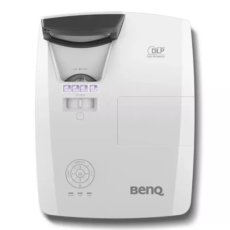 BenQ MH856UST+ itin trumpo fokusavimo projektorius 3500 ANSI liumenų DLP 1080p (1920x1080) 3D juodas, baltas